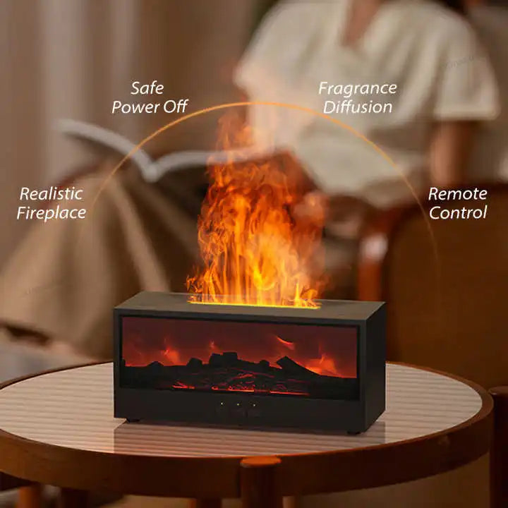 Humidificador Creativo con Simulación de Chimenea
