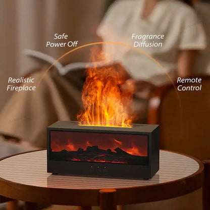 Humidificador Creativo con Simulación de Chimenea