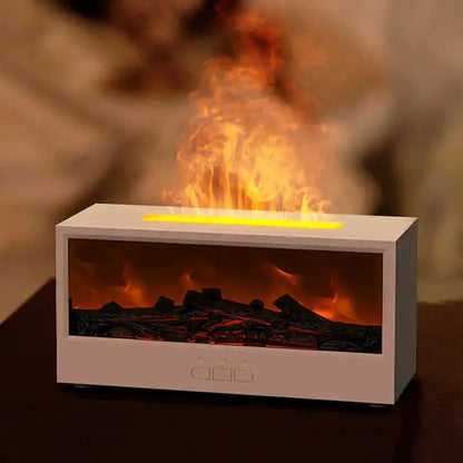 Humidificador Creativo con Simulación de Chimenea