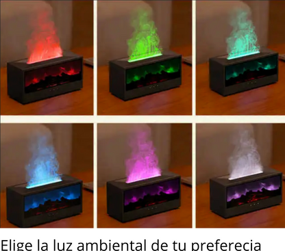 Humidificador Creativo con Simulación de Chimenea