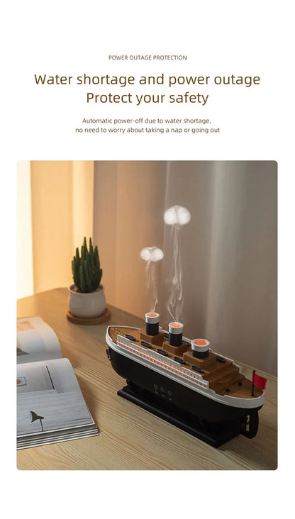 Humificador de Aire modelo barco Titanic